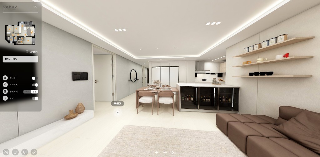 미건립 세대 CG VR · 84D 타입