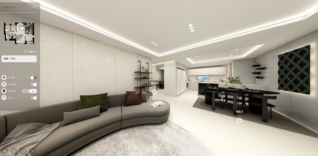 미건립 세대 CG VR · 84E 타입